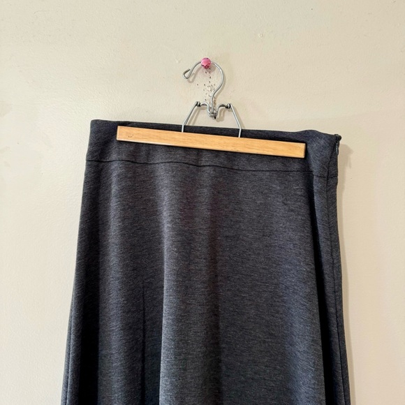 Vintage Y2K Full Length A-Line Skirt Dark Gray Charcoal 212 Collection 6 - Picture 2 of 8